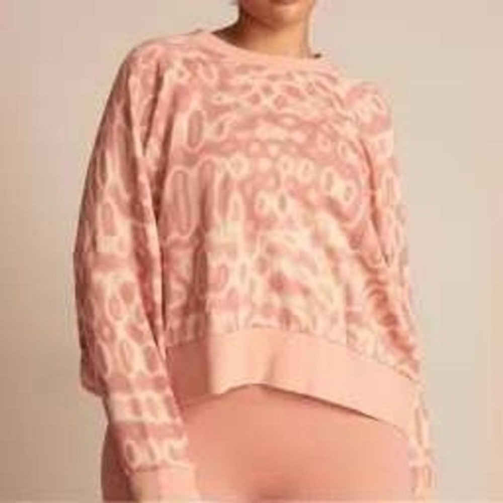 Adidas All In One Breath Burn Hot & Cold Tie Dye Sweatshirt Crewneck Women's 2XL